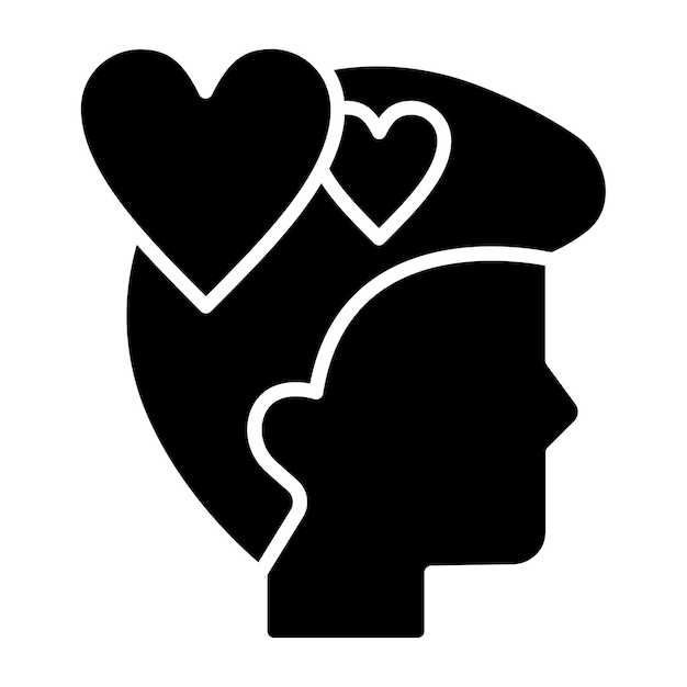 Diseño vectorial Estilo del icono de deseo
