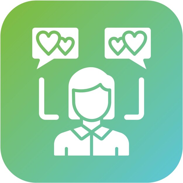 Diseño vectorial Estilo del icono de deseo