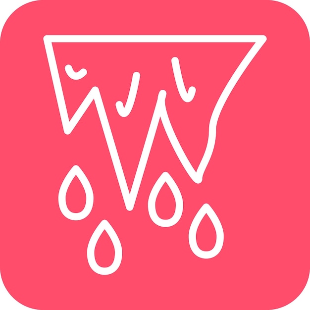 Diseño vectorial Estilo del icono de deshielo