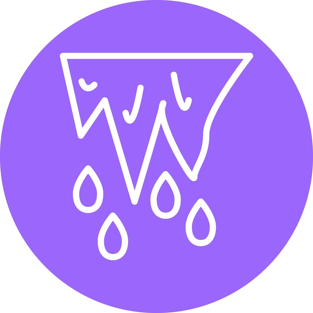 Diseño vectorial Estilo del icono de deshielo