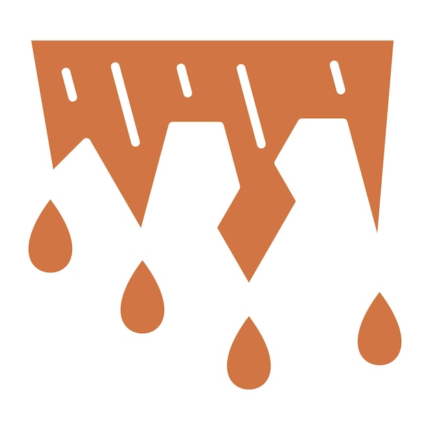 Diseño vectorial Estilo del icono de deshielo