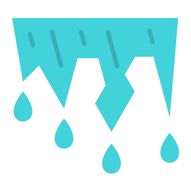 Diseño vectorial Estilo del icono de deshielo