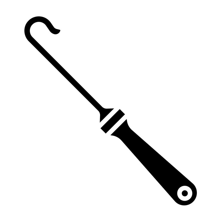 Vector diseño vectorial estilo del icono de deshooker