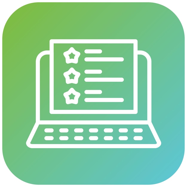 Diseño vectorial con estilo de icono destacado