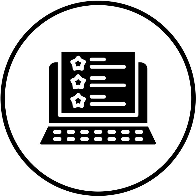 Diseño vectorial con estilo de icono destacado