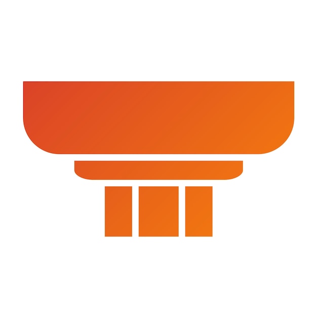Diseño vectorial Estilo del icono del detector de humo