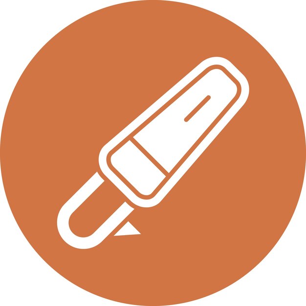 Diseño vectorial Estilo del icono del detector de metales