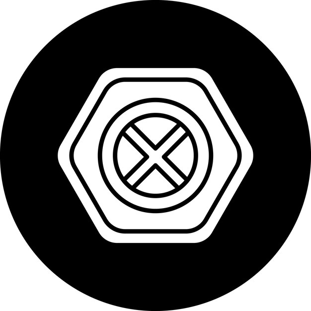 Diseño vectorial sin estilo de icono de detención