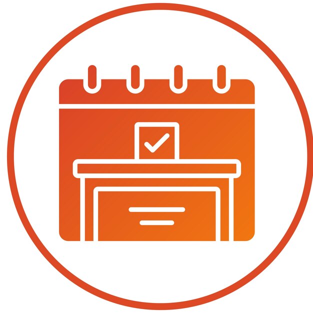 Diseño vectorial Estilo del icono del día de las elecciones