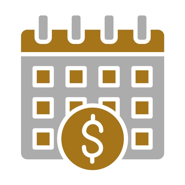 Diseño vectorial Estilo del icono del día de pago