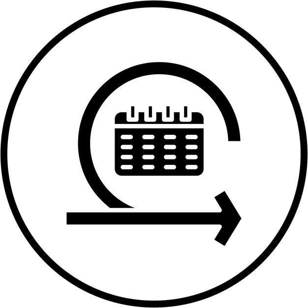 Diseño vectorial Estilo de icono diario de Scrum