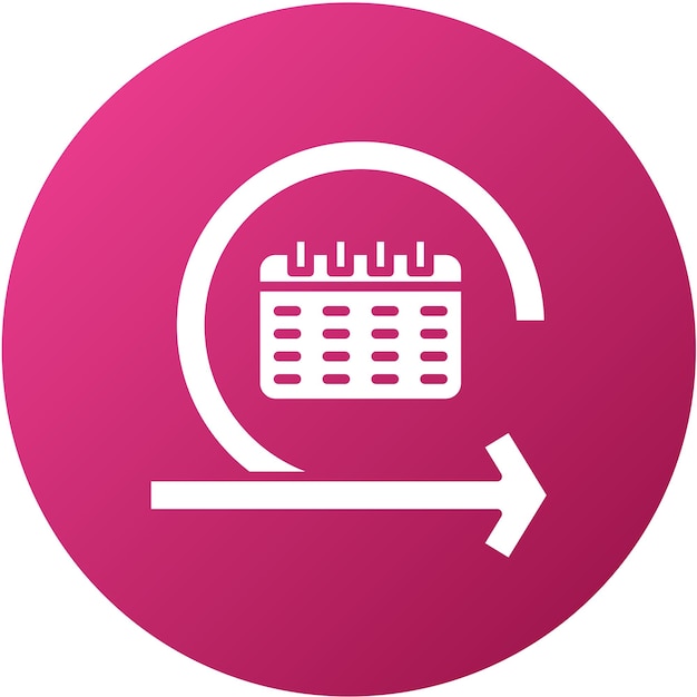 Diseño vectorial Estilo de icono diario de Scrum