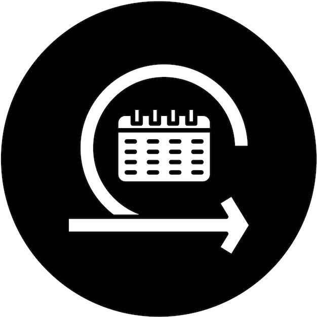 Diseño vectorial Estilo de icono diario de Scrum