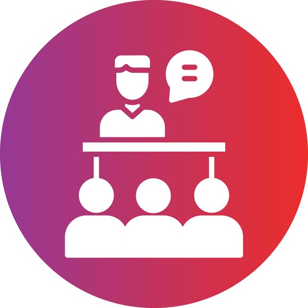 Diseño vectorial estilo de icono de dictadura
