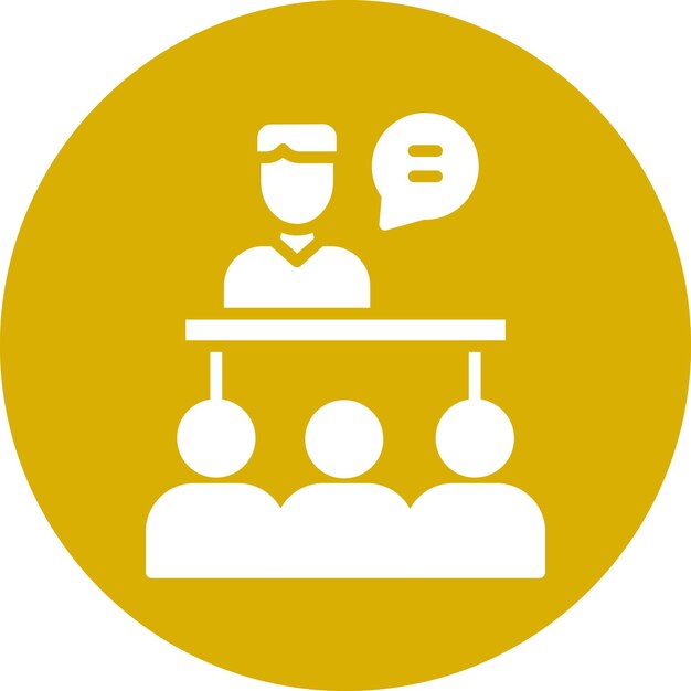 Diseño vectorial estilo de icono de dictadura