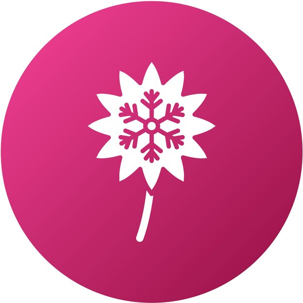 Diseño vectorial Estilo del icono del diente de león