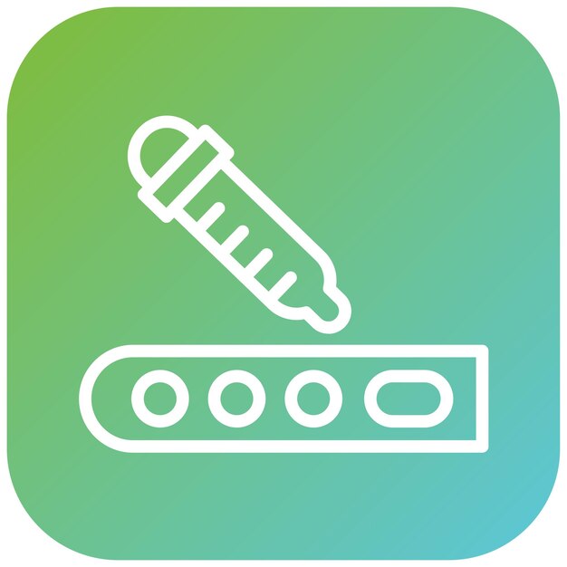 Diseño vectorial Estilo del icono de dilución