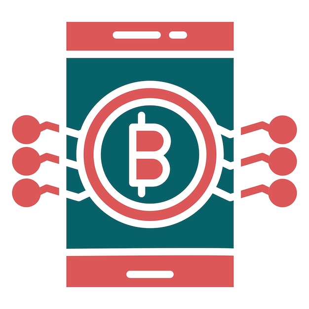Diseño vectorial Estilo del icono del dinero digital
