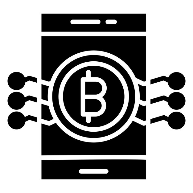 Diseño vectorial Estilo del icono del dinero digital