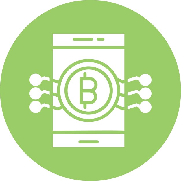 Diseño vectorial Estilo del icono del dinero digital
