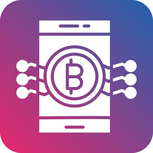 Diseño vectorial Estilo del icono del dinero digital