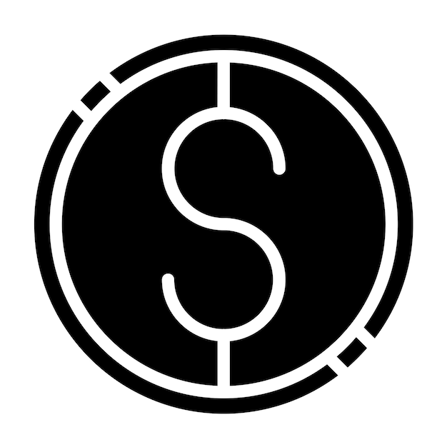 Diseño vectorial de estilo de icono de dinero