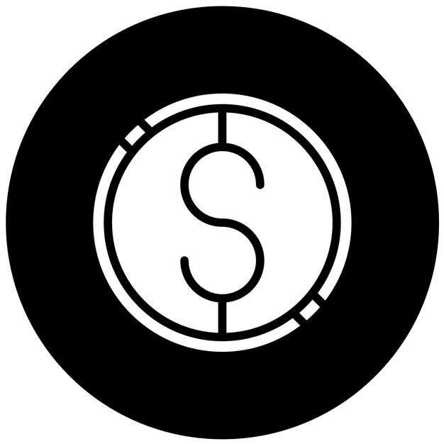 Diseño vectorial de estilo de icono de dinero