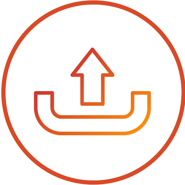 Diseño vectorial Estilo de icono del diseñador de exportación