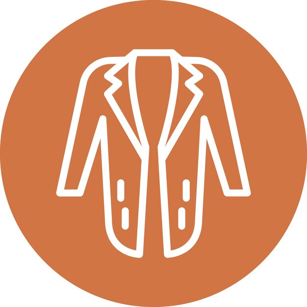 Diseño vectorial Estilo del icono del disfraz
