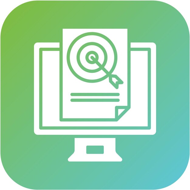 Diseño vectorial estilo de icono de disparo E