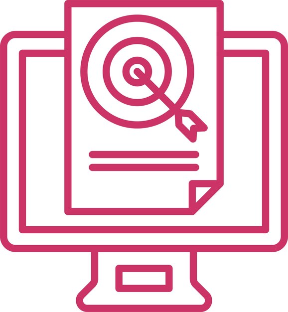 Diseño vectorial estilo de icono de disparo E
