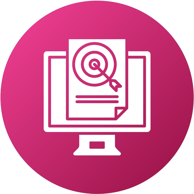Diseño vectorial estilo de icono de disparo E