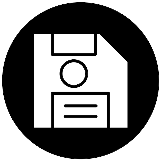 Diseño vectorial Estilo del icono de disquete
