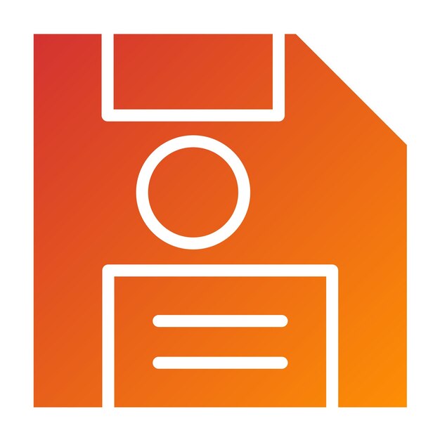 Diseño vectorial Estilo del icono de disquete