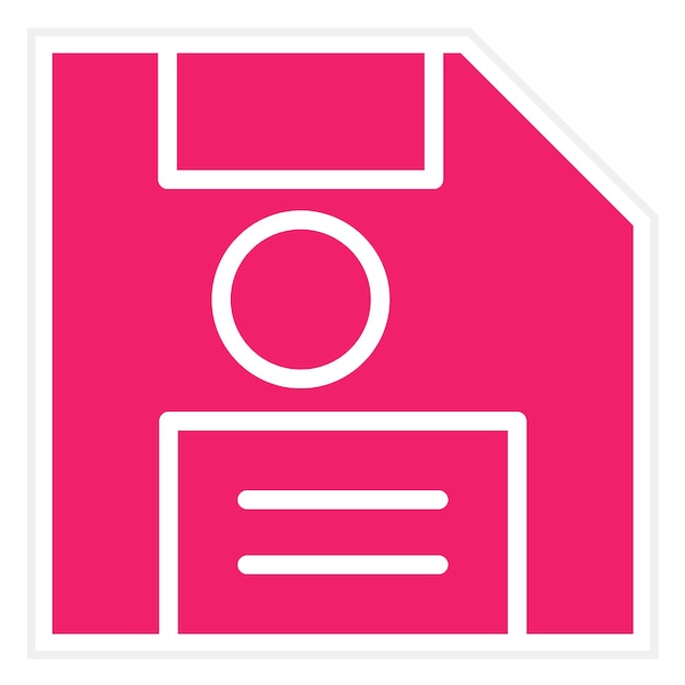 Diseño vectorial Estilo del icono de disquete