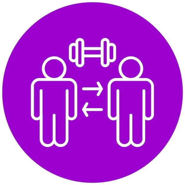 Diseño vectorial Estilo del icono de distancia