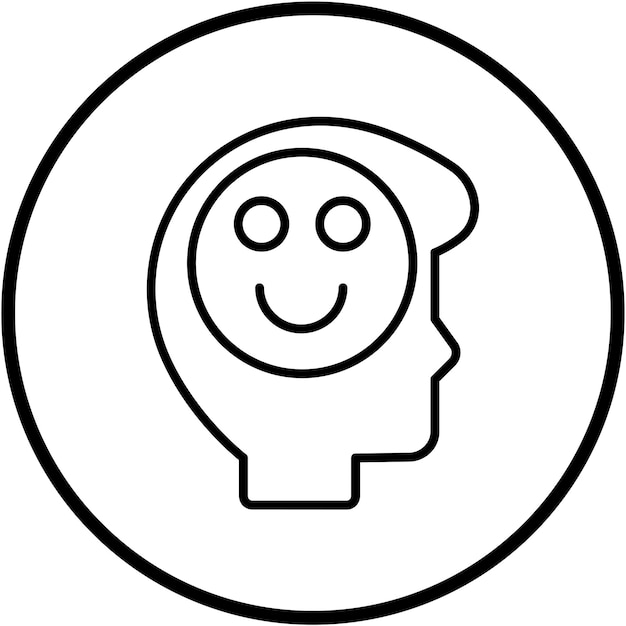 Diseño vectorial Estilo de icono divertido