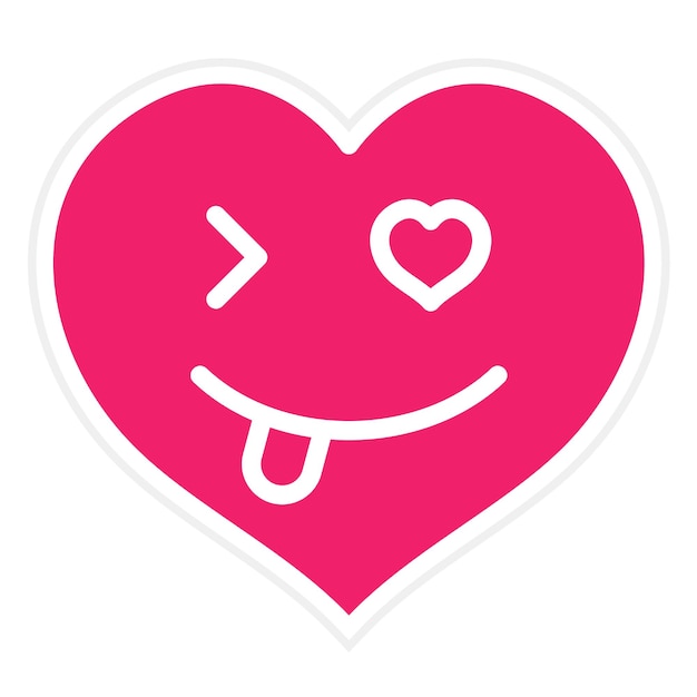 Diseño vectorial Estilo de icono divertido