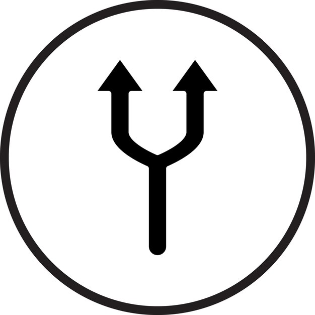 Diseño vectorial Estilo de icono dividido