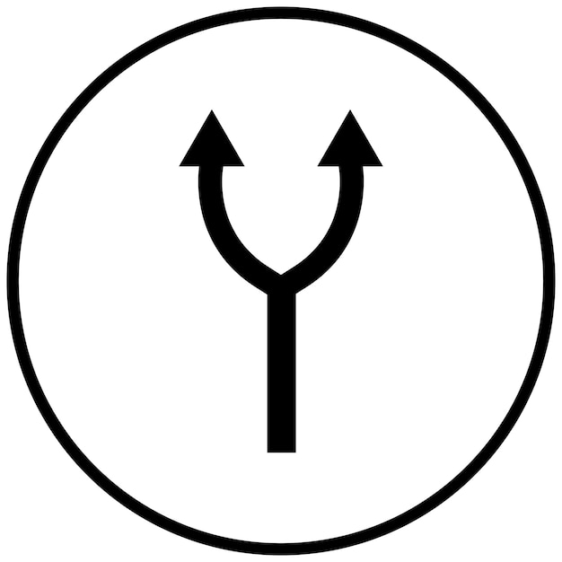 Diseño vectorial Estilo de icono dividido