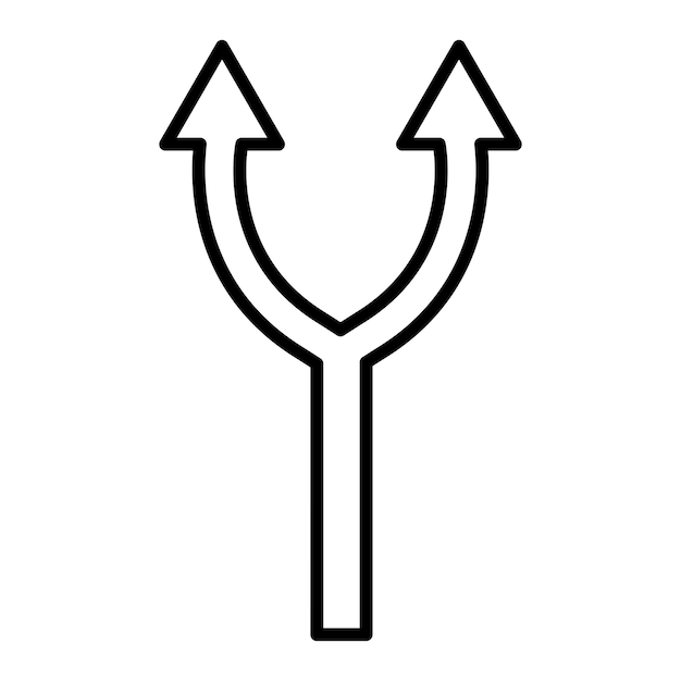 Diseño vectorial Estilo de icono dividido