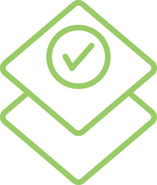 Diseño vectorial Estilo de icono de doble capa