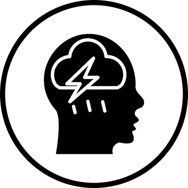 Diseño vectorial de estilo de icono de dolor