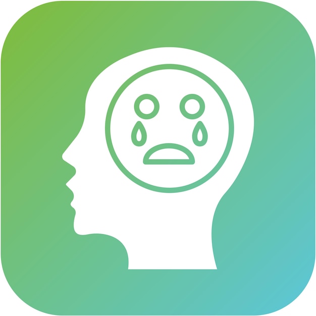 Diseño vectorial de estilo de icono de dolor