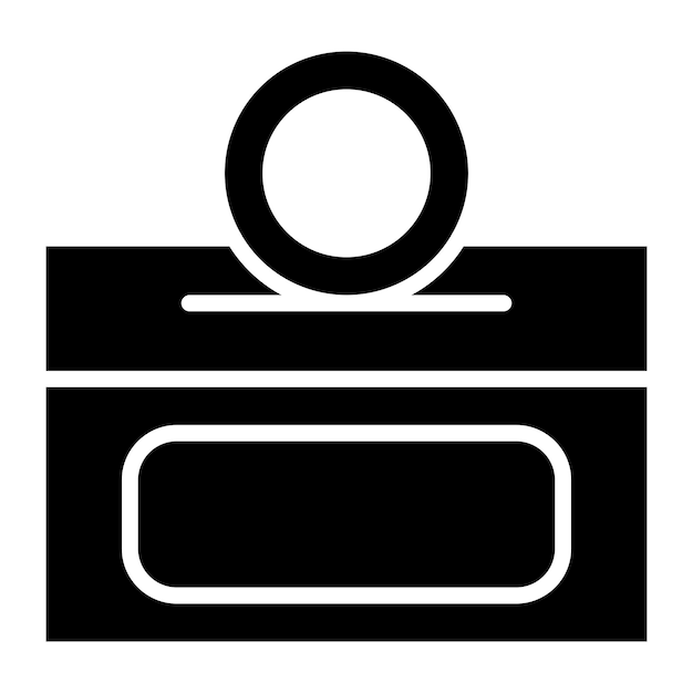 Diseño vectorial Estilo del icono de donación