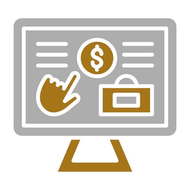 Diseño vectorial Estilo del icono de donación