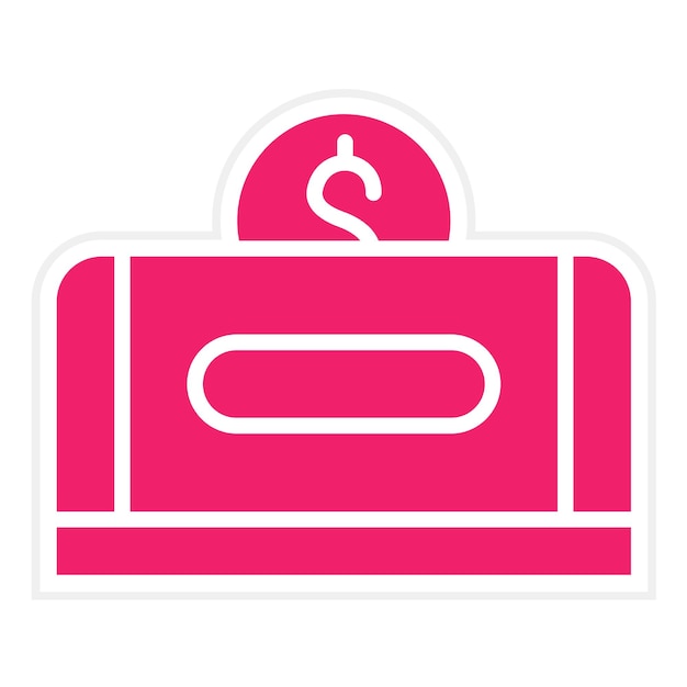 Diseño vectorial Estilo del icono de donación