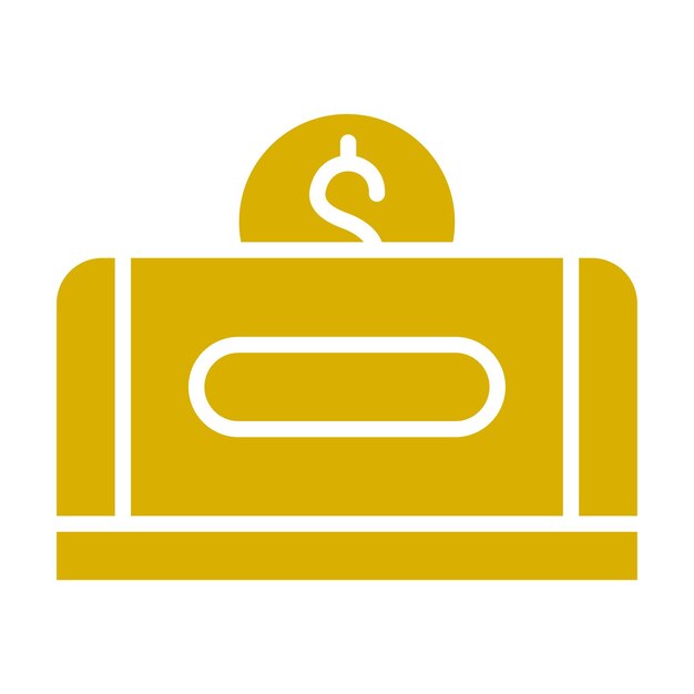 Diseño vectorial Estilo del icono de donación