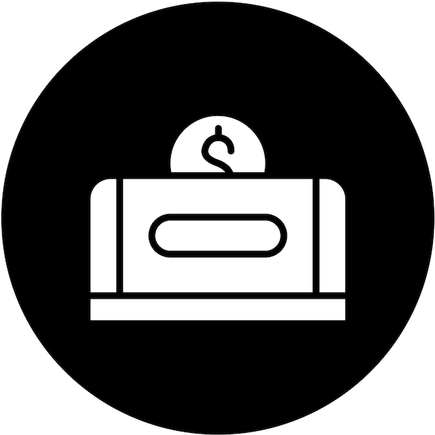 Diseño vectorial Estilo del icono de donación