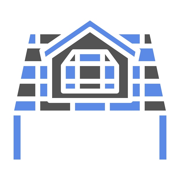 Diseño vectorial Estilo de icono Dormer